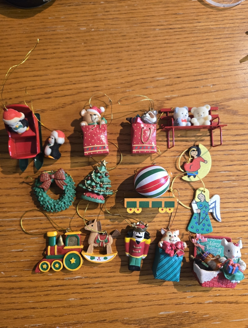 Assorted Cute Holiday Ornaments